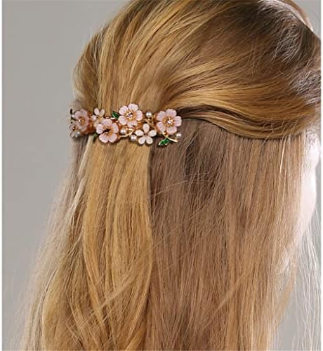 Tjlss lilac clipe de mola de gancho de cabelo de cabeceira de cabelo traseiro para enviar acessórios de cabelo da mãe senso de ponta