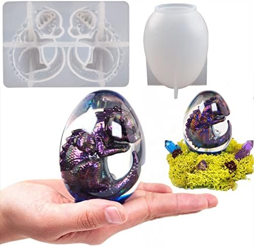 Bundle 2 pacote Dragon Egg Molder + Rabbit Egg Mold