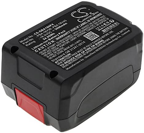 Substituição da bateria BCXY para Gardena Trimmer Comfortcut Li-18/23 14730-55