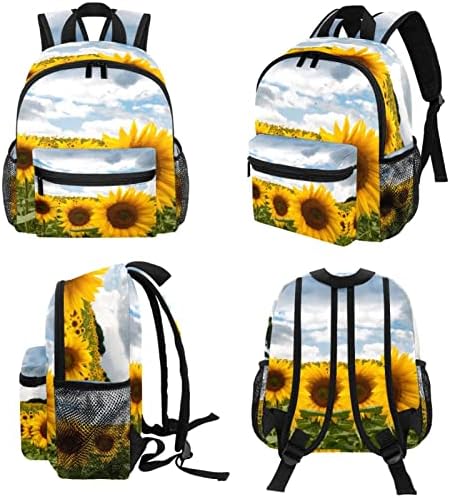 Mochila de laptop VBFOFBV, mochila elegante de mochila casual bolsa de ombro para homens, girassol em campo da natureza