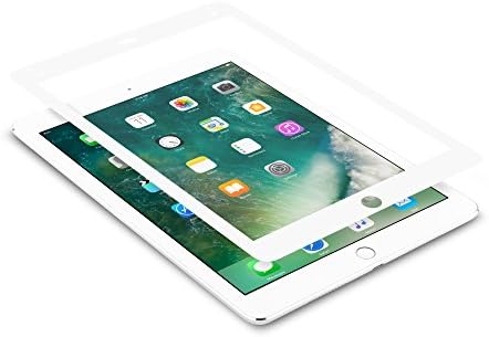 Moshi Ivisor AG Protetor de tela para iPad 9.7 2018/2017, lavável e reutilizável, reduza as impressões digitais e manchas, compatíveis com iPad lápis, branco