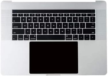 ECOMAHOLICS Premium Trackpad Protector para Apple MacBook Pro 15,4 polegadas Laptop, Touch Black Touch Pad Anti Scratch Anti -impressão digital Matte, Acessórios para laptop