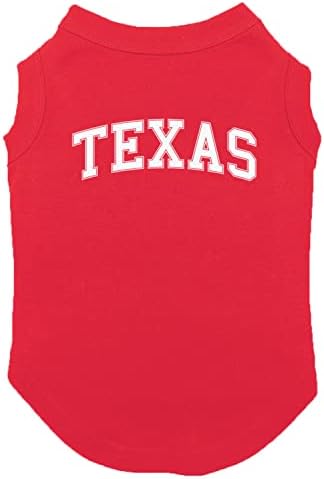 Texas - camisa de cães esportivos da Universidade Estadual