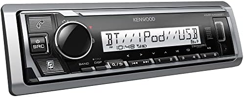 Kenwood KMR -M332BT CAR & STÉREO DO MARINHO - DIN SINGRADO, BLUETOOTH AUDIO, USB MP3, AUX IN, AM FM