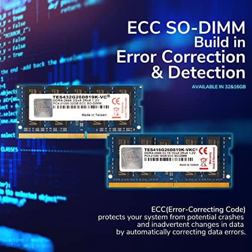 V-Color DDR4 32GB 3200MHz Dual Rank Server Memory Memory RAM Módulo Atualização ECC DIMM 1.2V CL22 2RX8