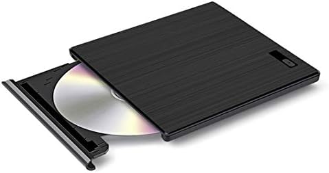 HIOD USB 3.0 Externo da bandeja óptica CD/DVD Drive +/- RW Burner preto