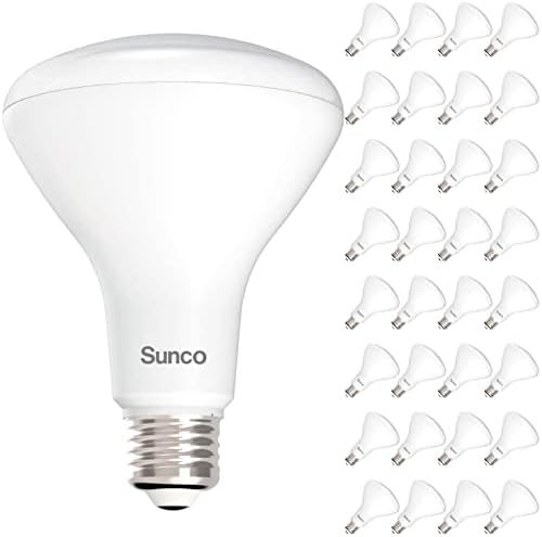Sunco 32 pacote BR30 LED BULLS LUZES DE INFONDER INTERIOR 11W Equivalente 65W, 3000K Warm White, 850 lm, base