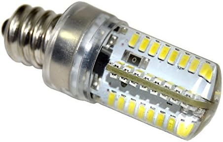 Lâmpadas LED de 2 pacote HQRP 2 7/16 110V LED LED LED LED BRANCO PARA BROTRO XL5500 / XL5600 / XL5700 / XR29 / XR31 / XR34 / XR35 / XR37 / XR40 MACHINE DE CAPADA PLUTA EQUEPER