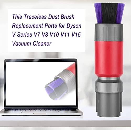 O Zowu Scratch Livre Powing Aclitment Aclitment Substibilation Compatível para Dyson V7 V8 V10 V11 V15 Vacuum Cleaner, Ajuste de pó de pó de pó de pó de pó de limpeza auto-limpeza, para superfícies finas.