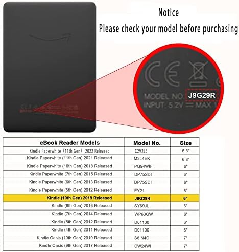 Caso para Kindle Oasis 10/9ª geração de 7 polegadas PU Cover Smart Cobra com Recurso de Agueira do Sono Auto