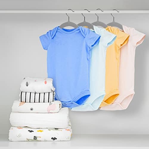 Utopia Home Kids Cabide Velvet - cabides de bebê duráveis ​​de 11,6 polegadas para armário - cabides perfeitos para uso diário