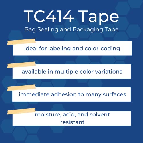 Taquecase TC414-0.125 x 72yd - Orange Orange UPVC/fita adesiva de borracha, 0,0023 de espessura, 72 m. Comprimento,