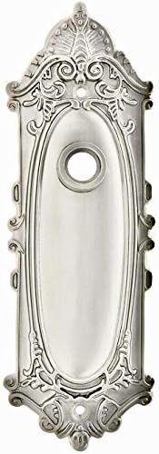 Placa traseira de estilo vitoriano vintage 2700 -PC Brass sólidas -acabamento cromado polido