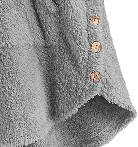 Sweater de gola gola feminina Bordado de bordado de gato orelha de gato de grande tamanho de bolso de bolso de bolso de bolso blusa