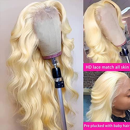 Ying Guan 613 Lace Fronteiro Hair Human HD Wigs Onda para Mulheres Negras Preparadas com Cabelo