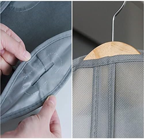 Mmllzel portátil Capa à prova de poeira Protegendo a roupa de vestuário Tampas de pó de sacola de sacos de sacos de sacos pendurados
