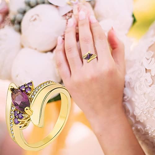2023 Novo engajamento Rodada de zircões de zircões femininos anéis de casamento anéis de jóias