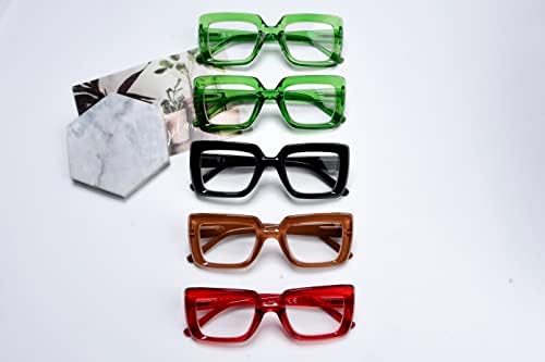 Eyekepper 5-Pack Design Reading Glasses for Women Elegish Readers