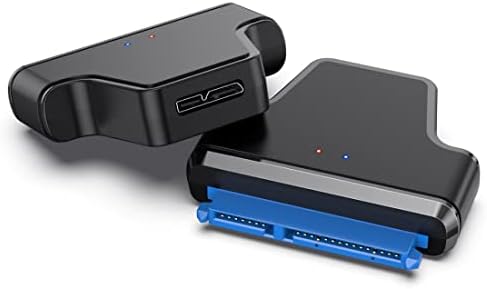 Chenyang Cy Sata para Micro USB, Micro USB 3.0 para SATA 22pin 7+15 Adaptador 5 Gbps para unidade de disco rígido de 2,5 polegadas SSD HDD