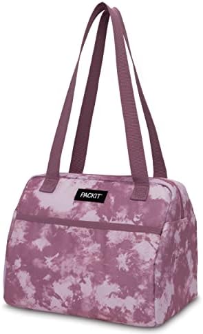 Packit Freezable Hampton Lunch Sager Cooler, Mulberry Tie Dye e Lunch Classic Freezable, Black