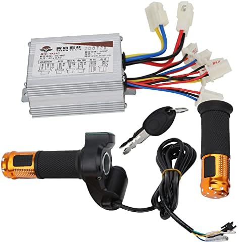 Sunshineface Controlador elétrico Controlador elétrico Controlador de pincel de punção d'Accélérateur de Contrôleur 48V 500W Controlador