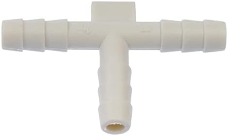 Campa de tubulação a vácuo de hard a vácuo | 3/16 x 3/16 x 3/16 in. | Branco | Plástico