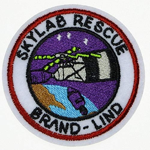 JPT - Marca de resgate Skylab - Apliques bordados de Lind Appliques/costurar em patches emblema