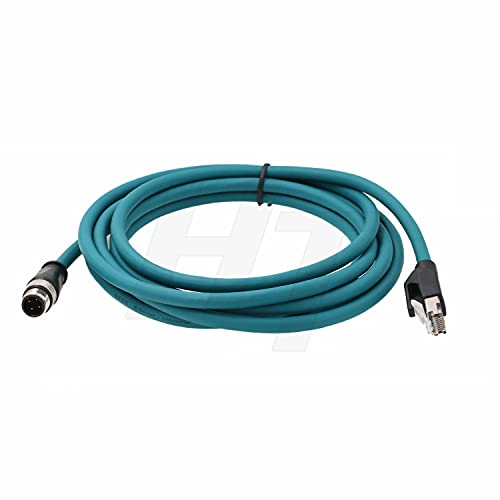 Hangton Industrial Ethernet M12 4 pinos D Código RJ45 CAVE