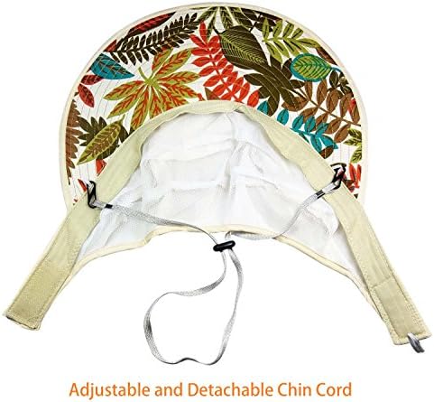 Chapéus de sol Hindaswi para mulheres larga chapéu de sol com proteção UV Caps de praia de praia viseira compactável