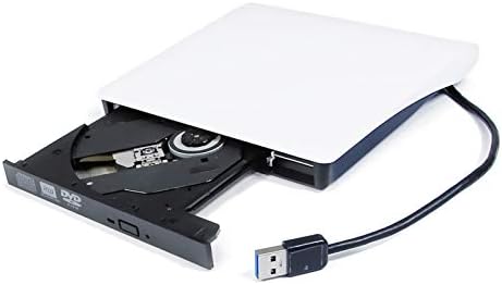 White USB 3.0 DVD externo CD ROM Player Drive, para Lenovo IdeaPad S340 330 L340 S145 330S 320 130 730S