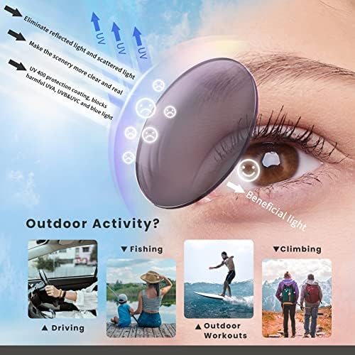 Riwissipa Leitura de óculos de sol Readers dobráveis ​​Óculos de sol Anti -brilho Proteção UV óculos com estojo