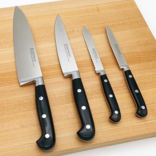 Conjunto de faca - Faca de cozinha de Mattstone Hill - Faca chef, faca cozinha, utilidade serrilhada, faca de faca de faca
