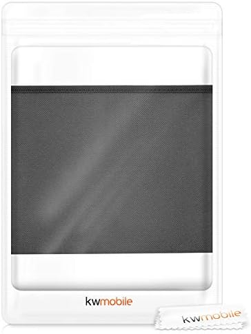 Capa de poeira Kwmobile Compatível com Razer Blackwidow Elite - Caixa de tecido de protetor de teclado de computador - cinza escuro