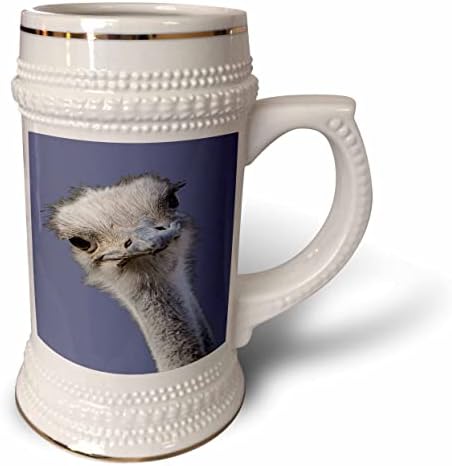 A avestruz 3drose enfrenta com expressão sem gorm - 22oz de caneca de caneca