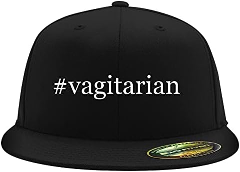 Vagitarian - Flexfit 6210 Chapéu de Bill Flat estruturado | Boné de beisebol bordado para homens