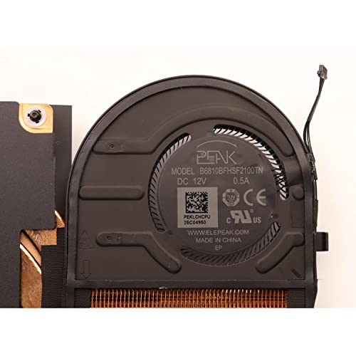 Nodrlin Novo para Lenovo ThinkPad X1 Extreme Gen 5 Refrigere o fermentador do ventilador 5H41H42464 5H41H42463