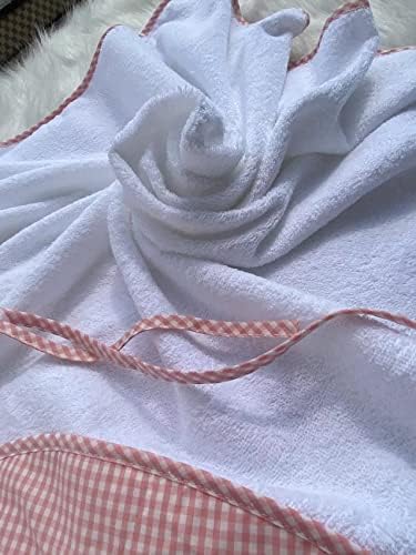 1 pink 1 cobertor com capuz azul, cobertores de swaddle, algodão, 75x75cm 16ct para as peças do capô,