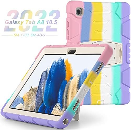 Tablet PC Case de choque à prova de choque compatível com Samsung Galaxy Tab A8 10,5 polegadas 2021 CASE