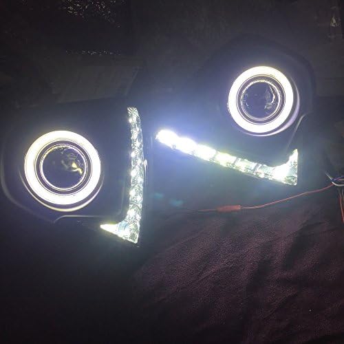 Auptech LED DRL/Angel Eyes Daytime Running Lights Fog Lights Lamp Kit para Mazda CX5 CX-5 2013 2014 2015
