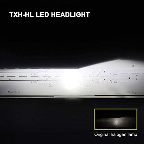Iluminação alla mais nova txh hir2 9012 lâmpadas led xtreme super brilhante substituição 6V ~ 24V, 6000K Xenon White