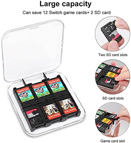 Caixa de armazenamento de cartas de jogo florestal Bigfoot Caixa de proteção Hard Protective para Nintendo Switch