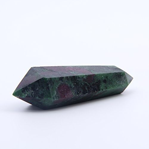 Hongjintian Natural Rock Epidote Reiki Healing Crystal Points/Coluna para Aprox.l3.5inches