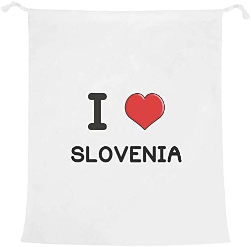 Azeeda 'I Love Slovenia' Lavanderia/Bolsa de Lavagem/Armazenamento