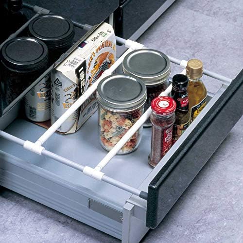 BELCA HMB -45 Sistema de armazenamento de cozinha Haste Divisor de gaveta de cozinha, pequena, largura