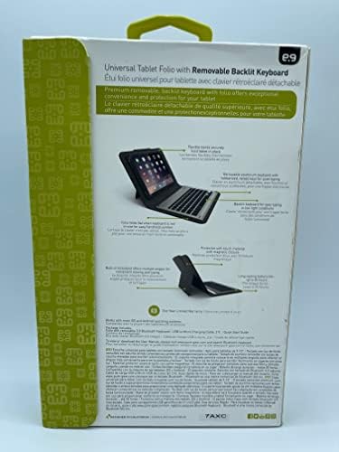 PureGear Universal 7 - 8 Tablet Folio com teclado Bluetooth - Black