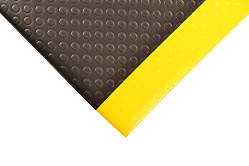 Notrax 417 Bubble SoF-Tred ™ com tapete de segurança anti-fadiga Dyna-Shield®, para casa ou negócio 2 'x 3' preto