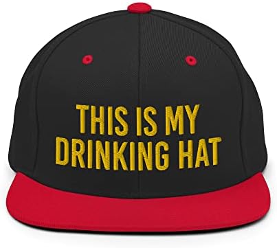 Bebendo o chapéu bordado da festa bordada, este é o meu chapéu de bebida