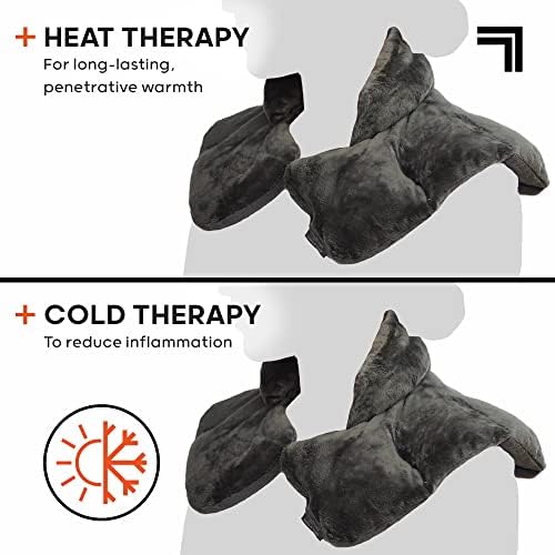 Pescoço aquecido e embrulho de ombro por imagem mais nítida - Microwavable quente e resfriamento almofada