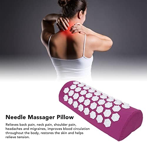 Travesseiro de acupressão de ombro e pescoço, travesseiros de massagem de ioga travesseiros de acupressão nas costas