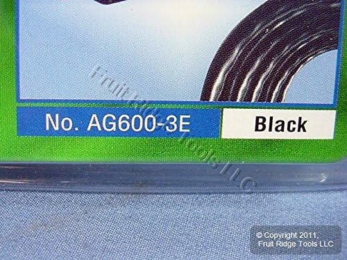 Leviton Black Cat 6+ 3 ft Ethernet LAN Patch Network Cable inicializado AG600-3E